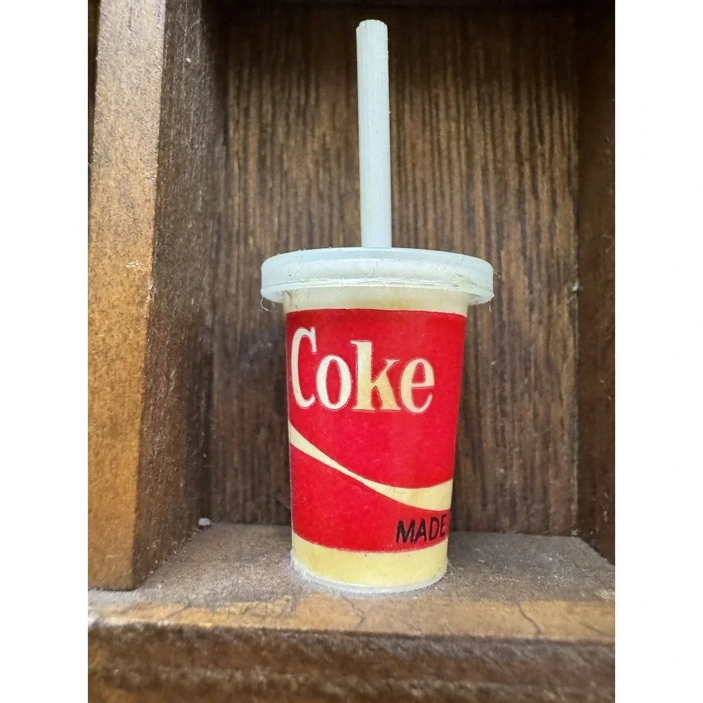 Coca Cola Minature Wooden Trinket Shelf 5